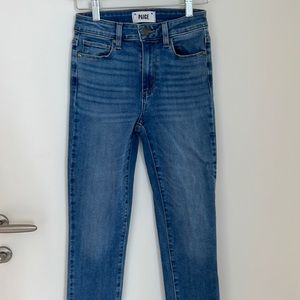 Paige slim cropped cotton Jean size 24